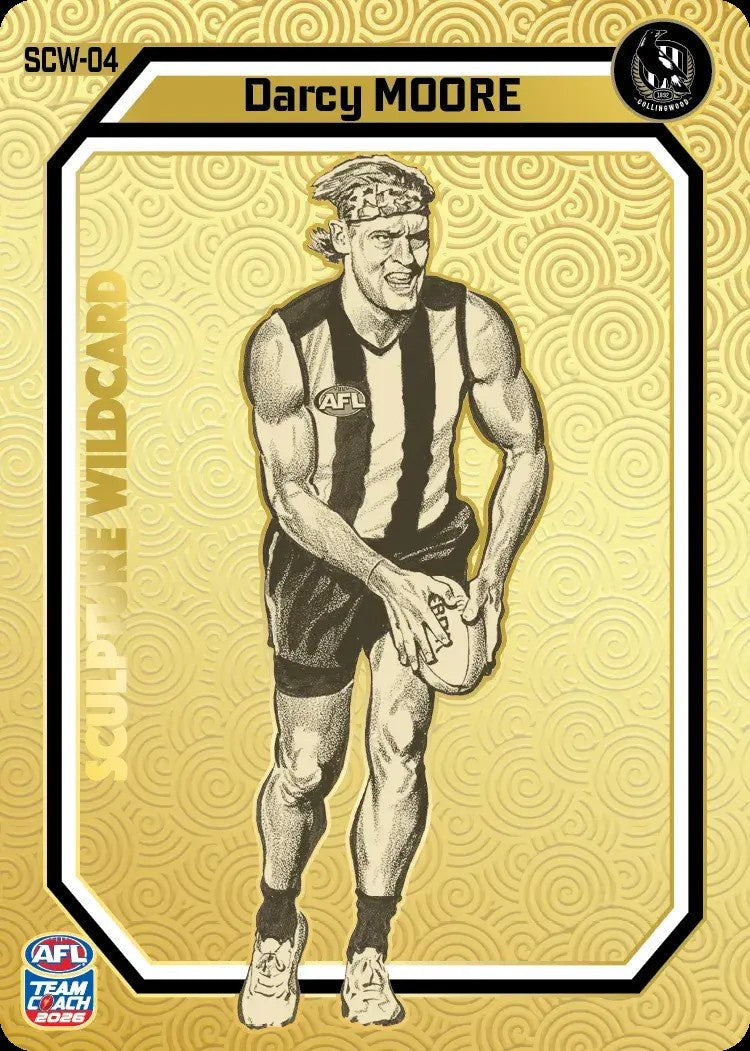 Darcy Moore, GOLD Sculpture Wildcard, 2026 Teamcoach AFL