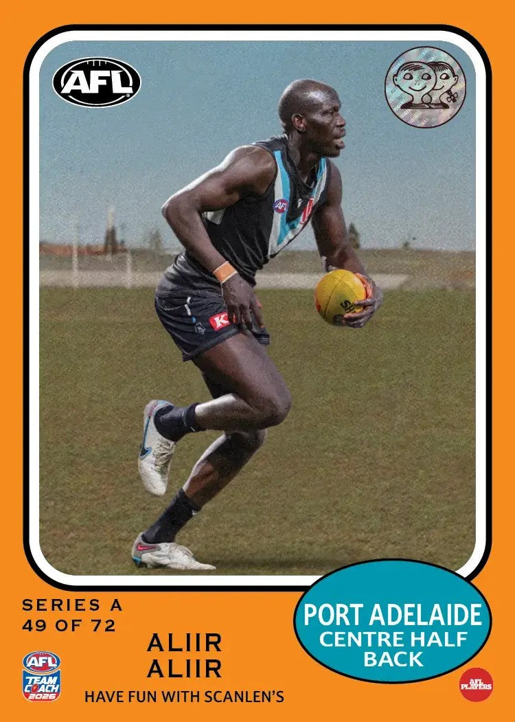 Aliir Aliir, RETRO Scanlens, 2026 Teamcoach AFL