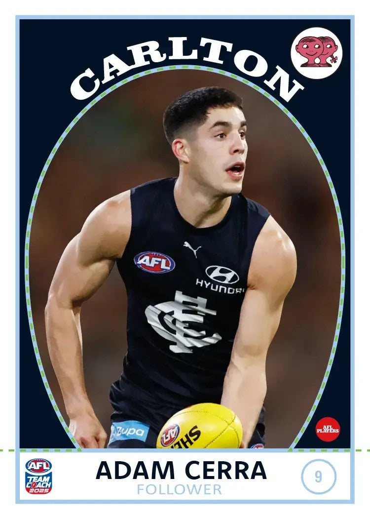 2025 Teamcoach AFL Scanlens Die-Cut - Cards 1 to 72 - Pick Your Card