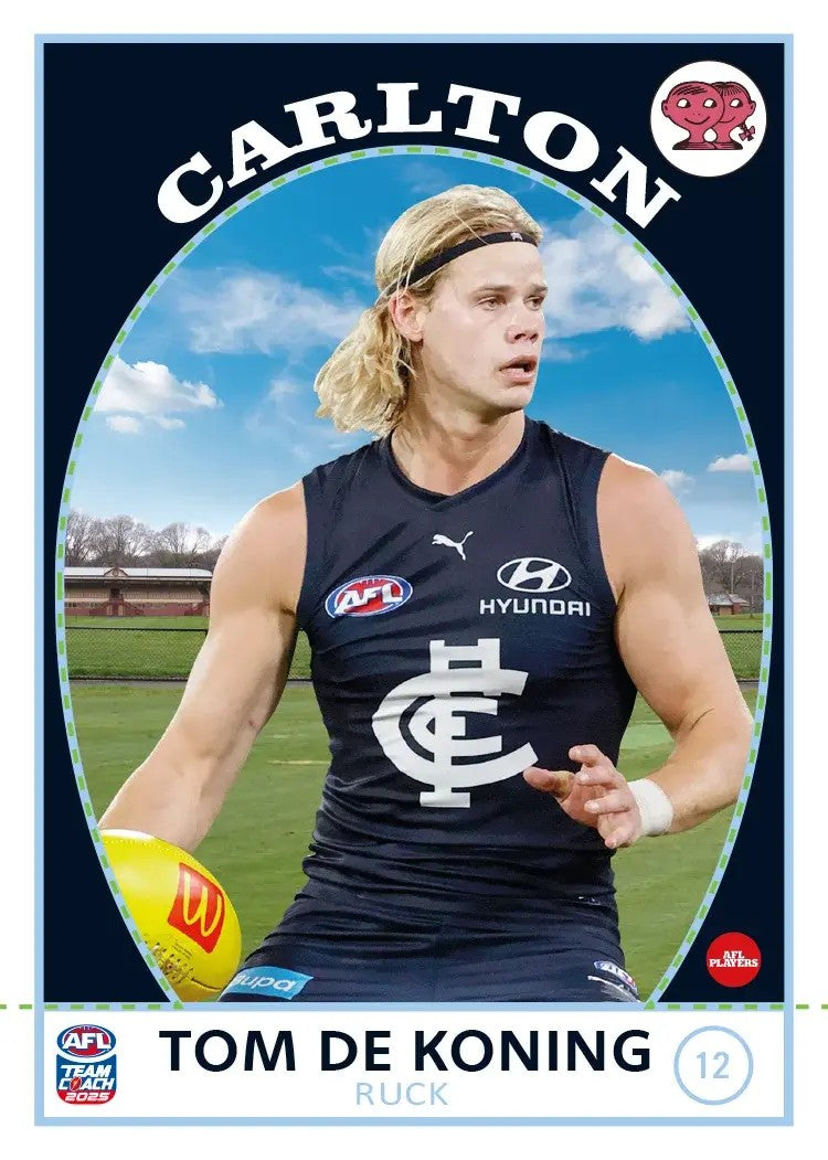 2025 Teamcoach AFL Scanlens Die-Cut - Cards 1 to 72 - Pick Your Card