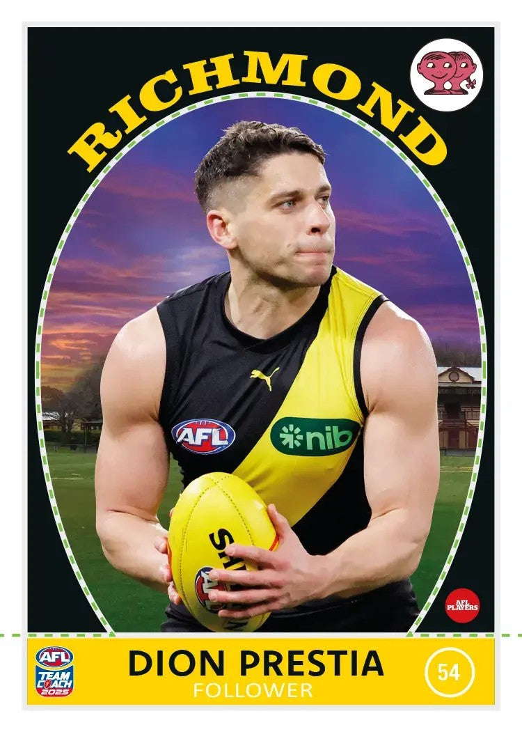 2025 Teamcoach AFL Scanlens Die-Cut - Cards 1 to 72 - Pick Your Card