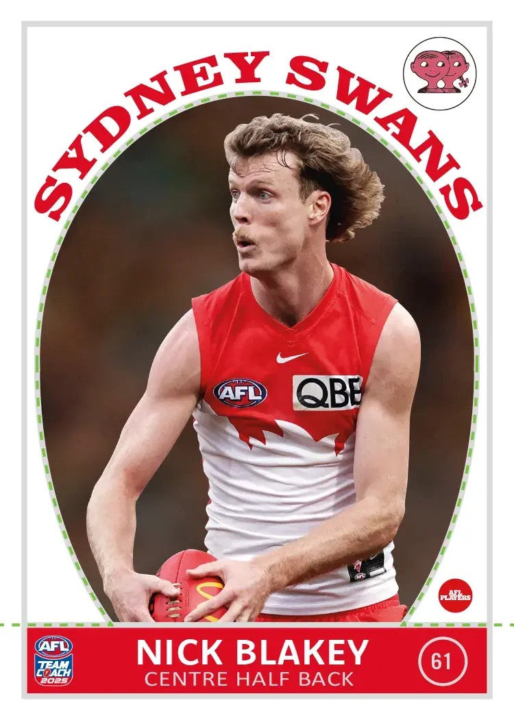 2025 Teamcoach AFL Scanlens Die-Cut - Cards 1 to 72 - Pick Your Card