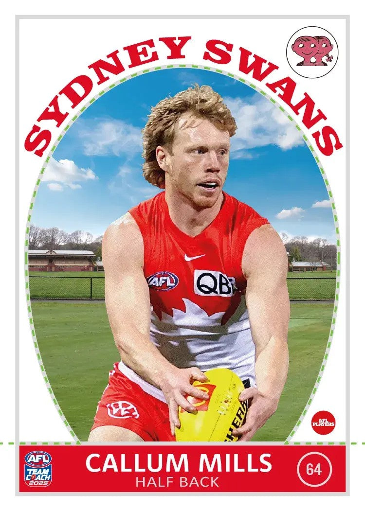 2025 Teamcoach AFL Scanlens Die-Cut - Cards 1 to 72 - Pick Your Card