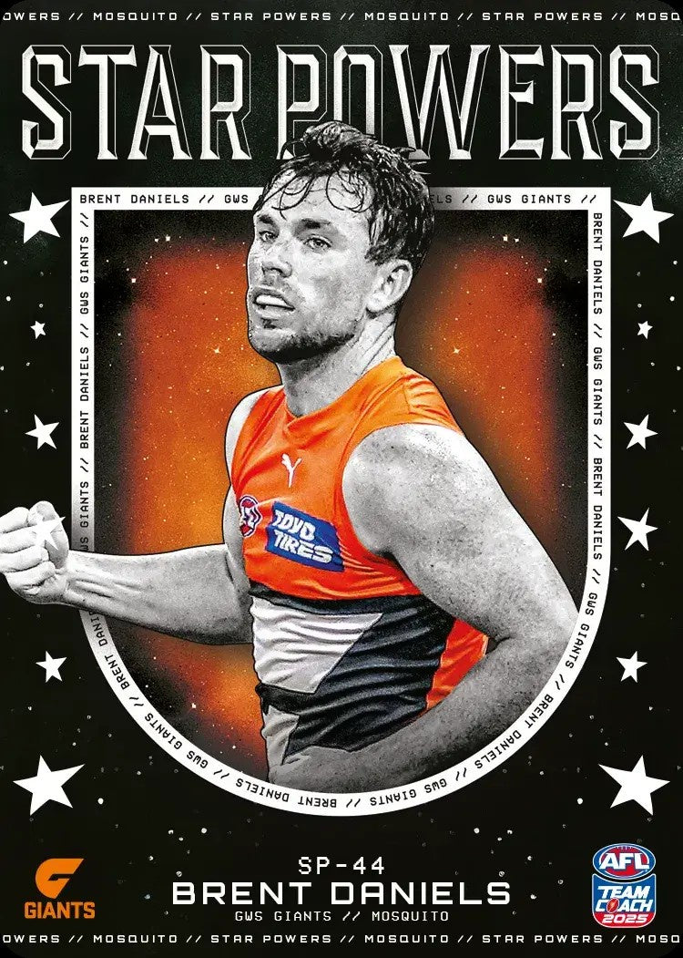 Brent Daniels, SP-44, Star Powers, 2025 Teamcoach AFL