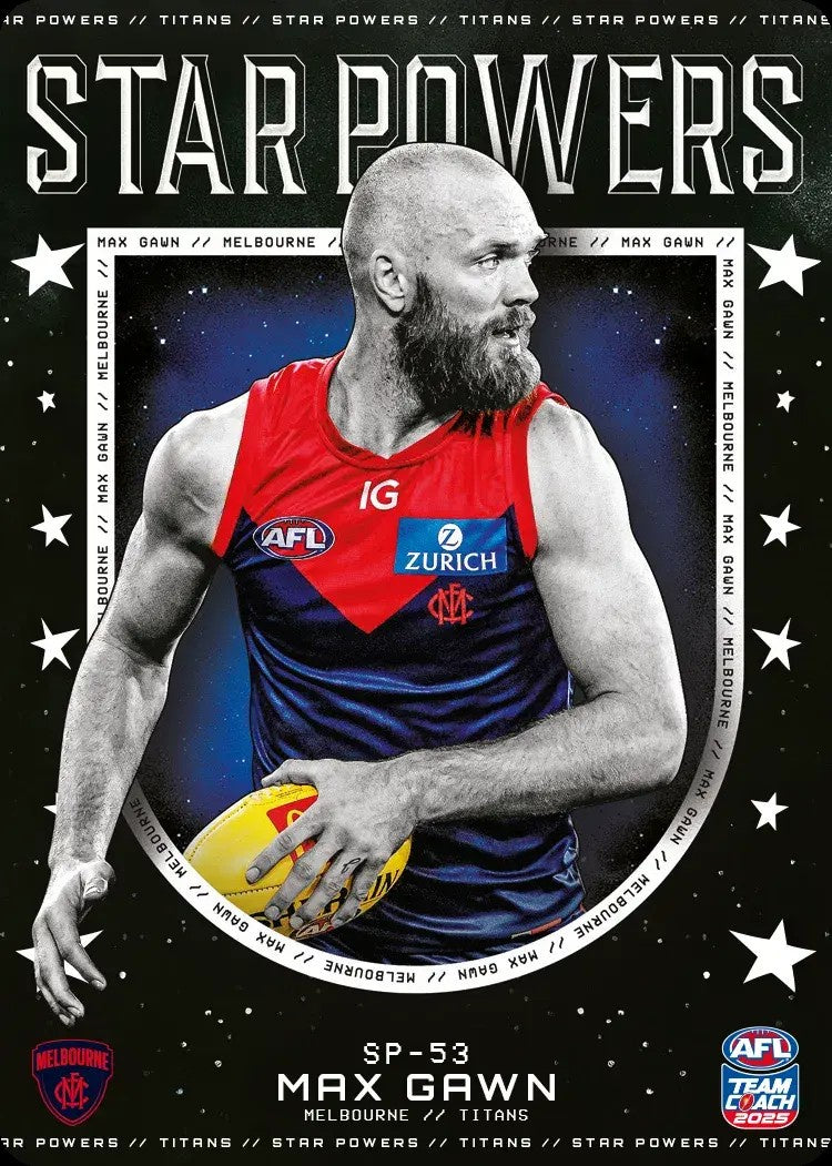 Max Gawn, SP-53, Star Powers, 2025 Teamcoach AFL