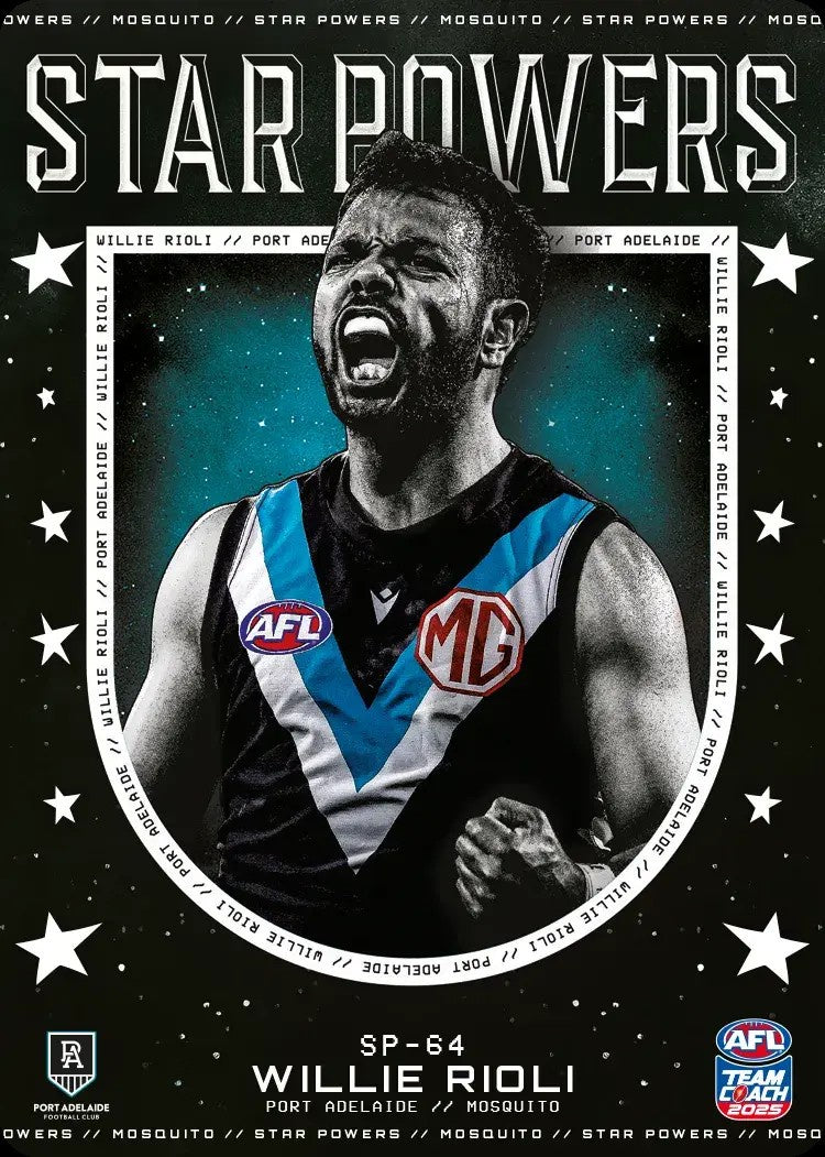 Willie Rioli, SP-64, Star Powers, 2025 Teamcoach AFL