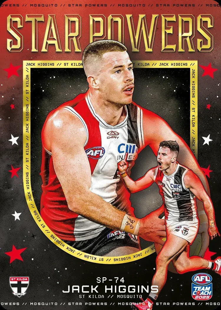 Jack Higgins, SP-74, TEAM Star Powers, 2025 Teamcoach AFL