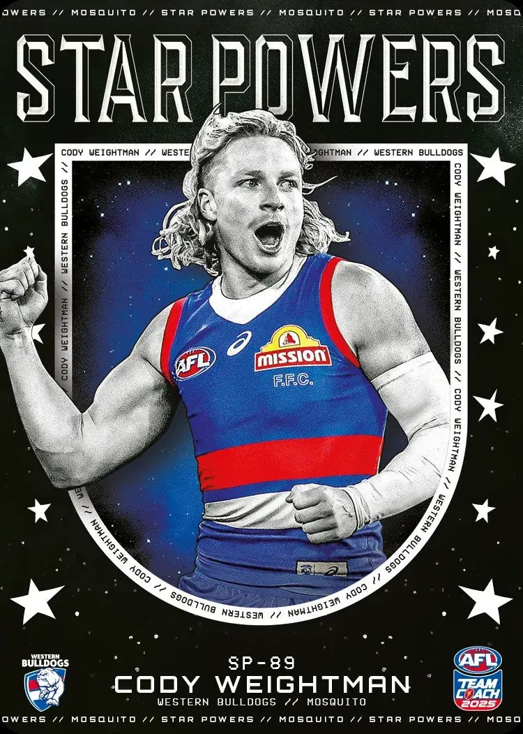 Cody Weightman, SP-89, Star Powers, 2025 Teamcoach AFL