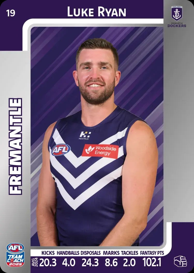 2025 Teamcoach AFL Silver Parallel Cards - Cards 1 to 100 - Pick Your Card