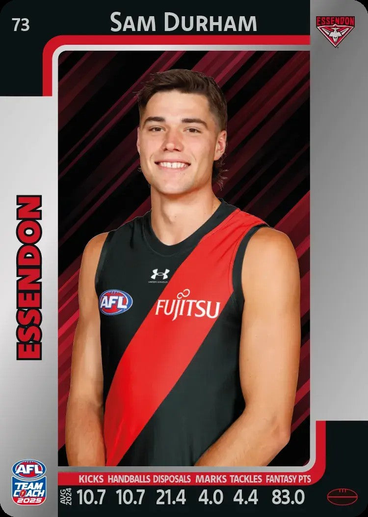 2025 Teamcoach AFL Silver Parallel Cards - Cards 1 to 100 - Pick Your Card