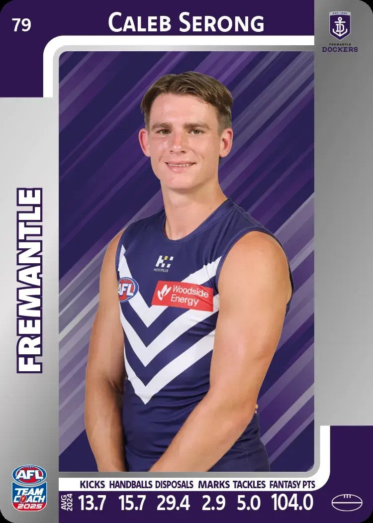 2025 Teamcoach AFL Silver Parallel Cards - Cards 1 to 100 - Pick Your Card