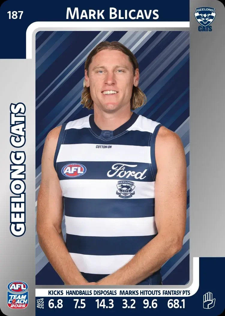 2025 Teamcoach AFL Silver Parallel Cards - Cards 101 to 198 - Pick Your Card