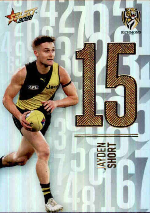 Jayden Short, Numbers Daylight, 2022 Select AFL Footy Stars
