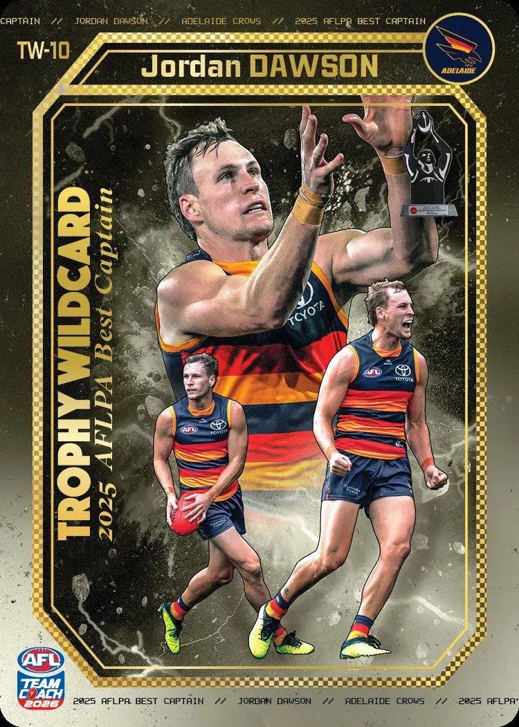 Jordan Dawson, GOLD Trophy Wildcard, 2026 Teamcoach AFL