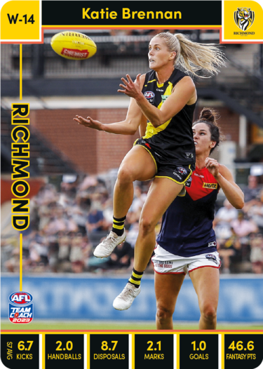 2023 Teamcoach AFL - AFLW Cards - Cards W-01 to W-18 - Pick Your Card