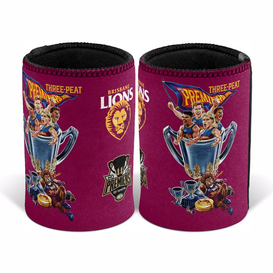 Brisbane Lions 2026 Premiers Grange Can Cooler