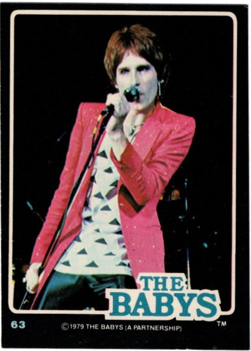 The Babys #63, 1979 Donruss Rockstars