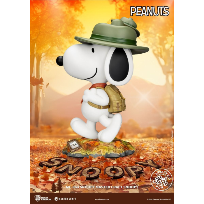 Peanuts - Camp Snoopy with Woodstock Master Craft 15" Statue