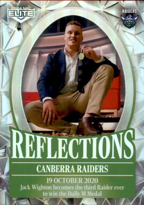 Jack Wighton, Canberra Raiders, Reflections, 2024 TLA Elite NRL Rugby League