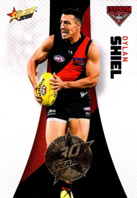 Dylan Shiel, 30 Years Gold Seal, 2022 Select AFL Footy Stars