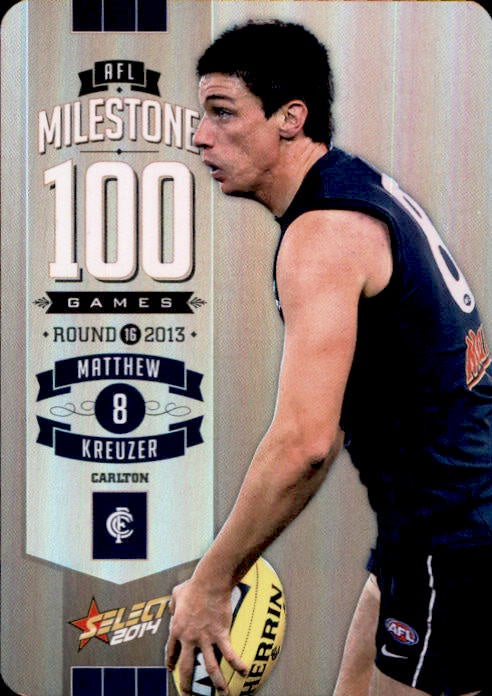Matthew Kreuzer, 100 Game Milestone, 2014 Select AFL Champions