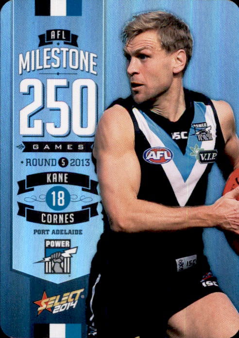 Kane Cornes, 250 Game Milestone, 2014 Select AFL Champions