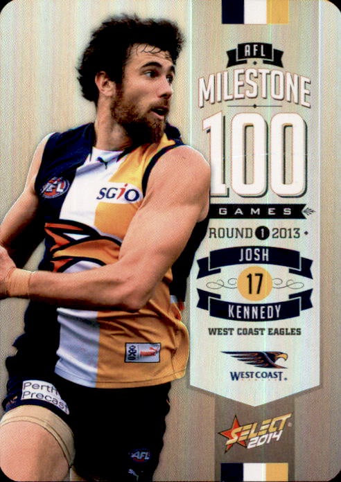 Josh Kennedy, 100 Game Milestone, 2014 Select AFL Champions (Eagles)
