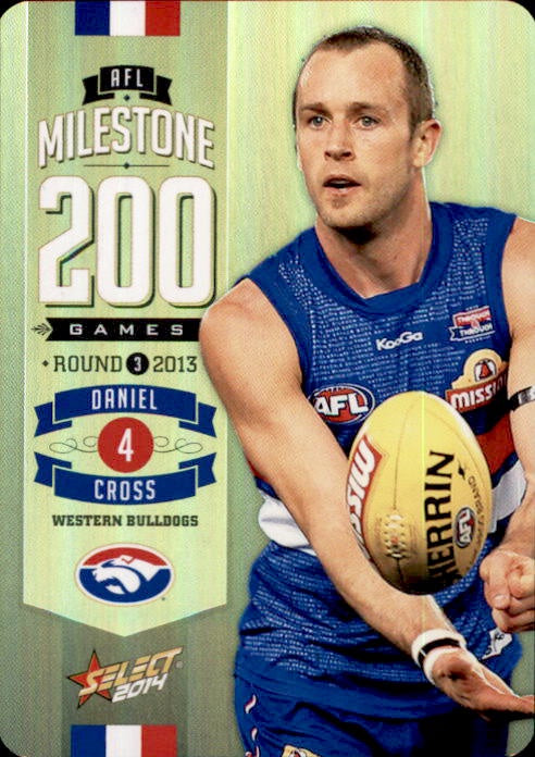 Daniel Cross, 200 Game Milestone, 2014 Select AFL Champions
