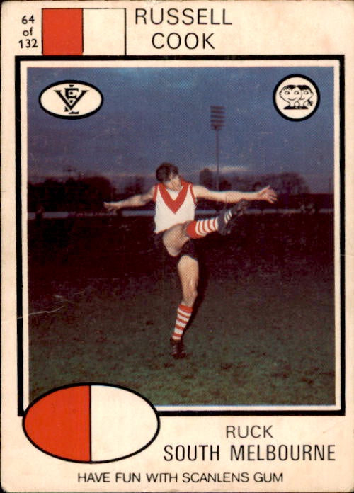 Russell Cook, 1975 Scanlens VFL