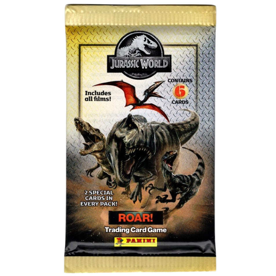 COMBO: Panini Jurassic World - ROAR Trading Card Game Box & Starter Pack