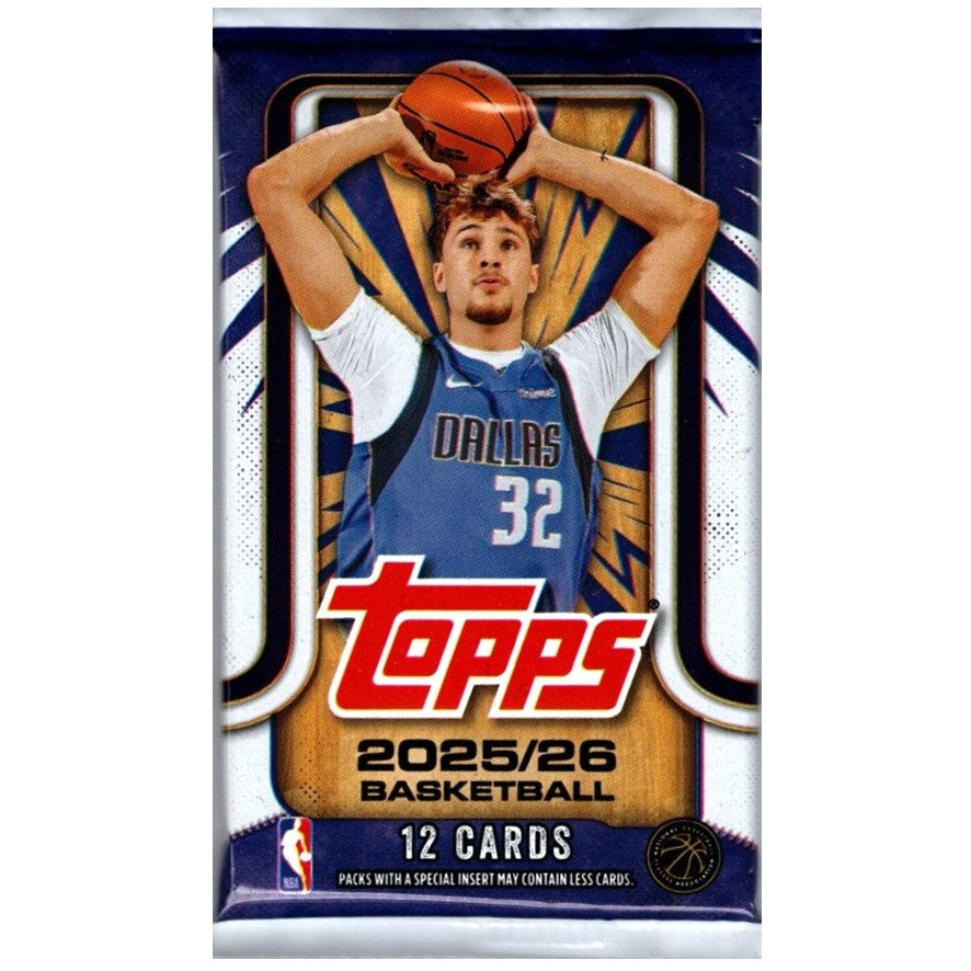 2025-26 Topps Basketball NBA 12 Card Pack