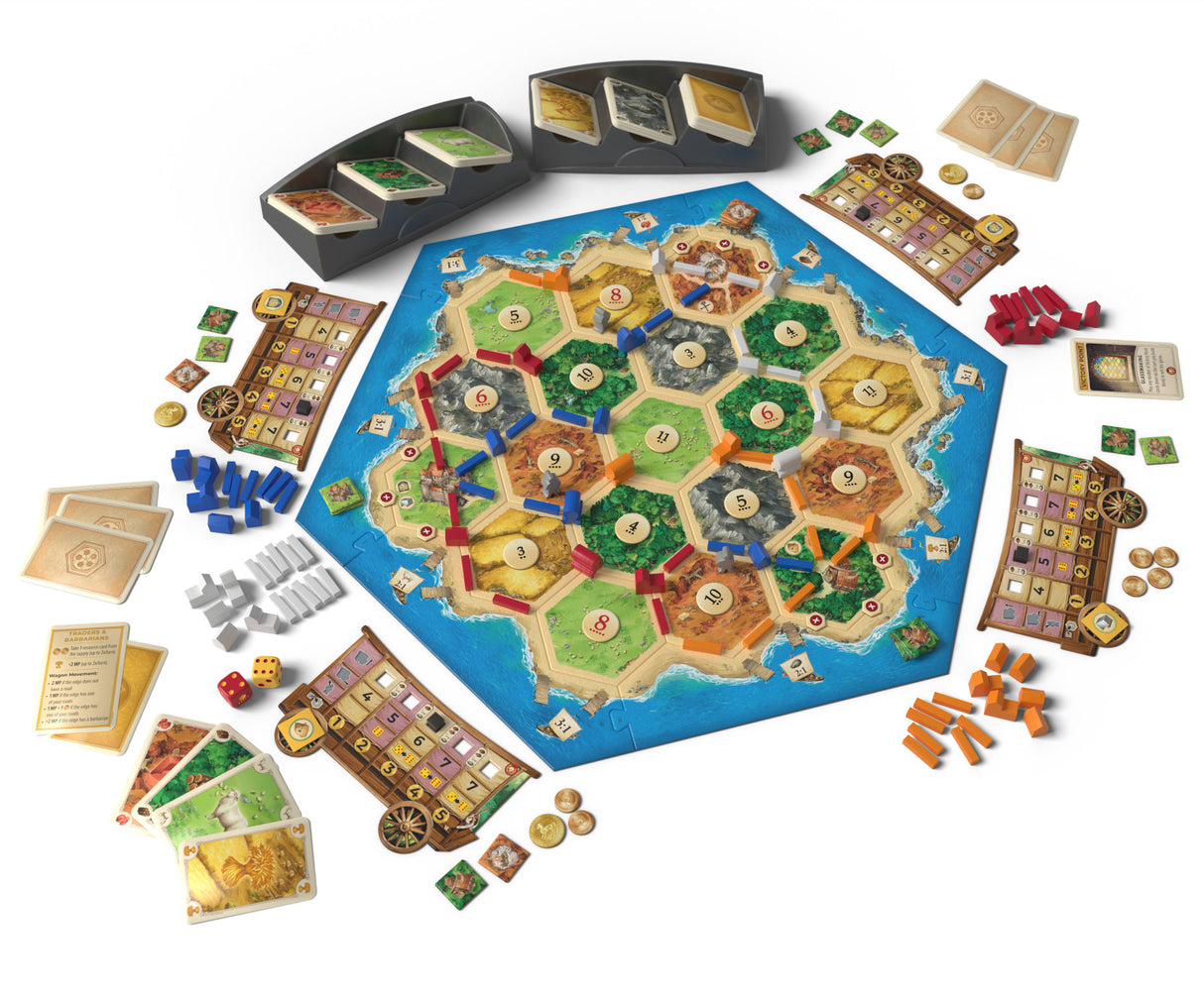 CATAN (6th Edition) - Traders and Barbarians Expansion