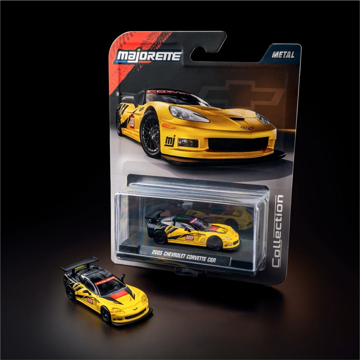 2005 Chevrolet Corvette C6R - Majorette: Collection Deluxe, 1:64 Scale Diecast Car