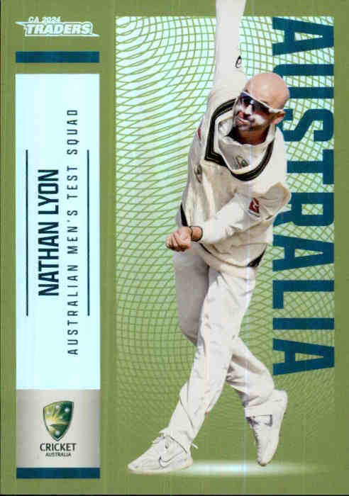 Nathan Lyon, P007, Parallel, 2024-25 TLA CA Cricket Traders