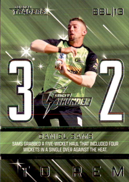 Daniel Sams, Season to Remember, 2024-25 TLA CA Cricket Traders