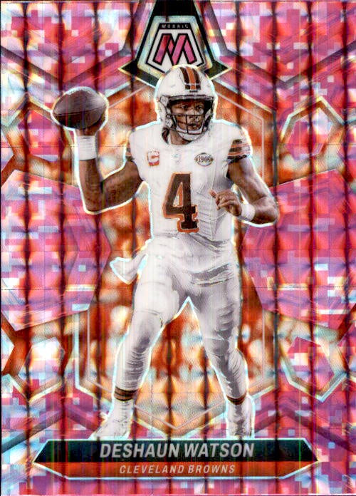 Deshaun Watson, Pink Prizm, 2024 Panini Mosaic Football NFL
