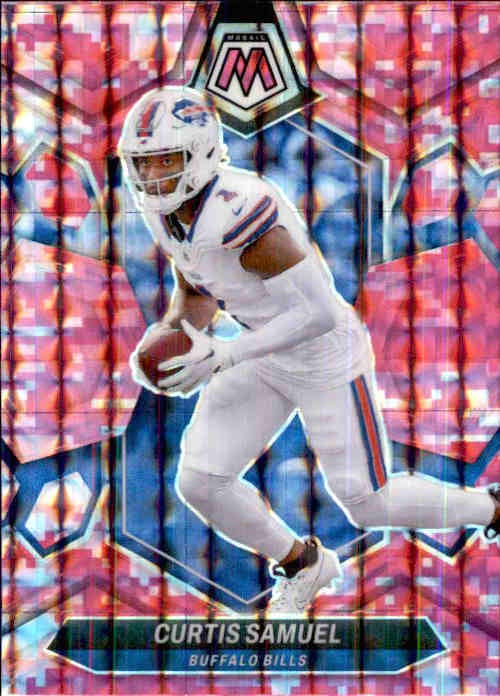 Curtis Samuel, Pink Prizm, 2024 Panini Mosaic Football NFL