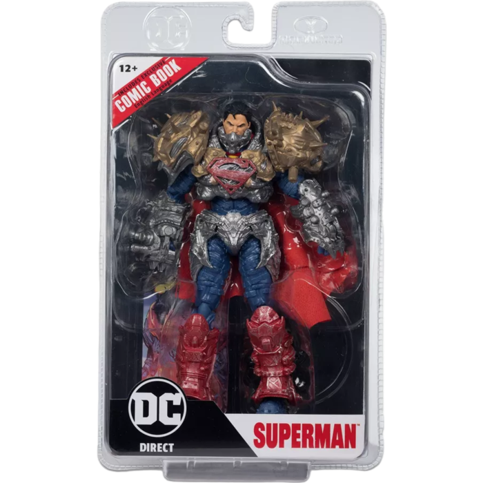Superman: Ghosts of Krypton - Superman Page Punchers 7" Scale McFarlane Action Figure with Comic Book