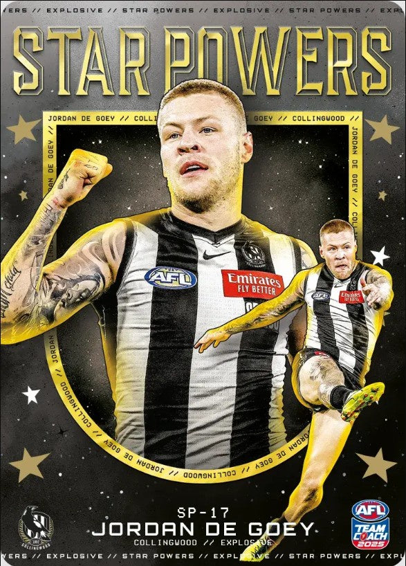 Jordan De Goey, SP-17, TEAM Star Powers, 2025 Teamcoach AFL