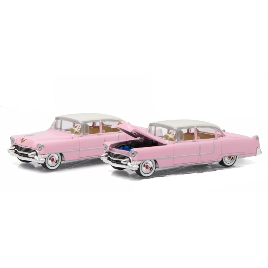 ELVIS, 1955 Pink Cadillac Fleetwood Series 60, 1:64 Scale Diecast Car