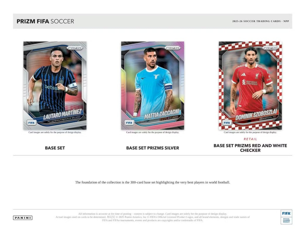 2025-26 Panini Prizm FIFA Soccer 24-Pack Retail Box