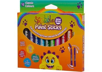 Little Brian - Scribble Paint Sticks 12 pk