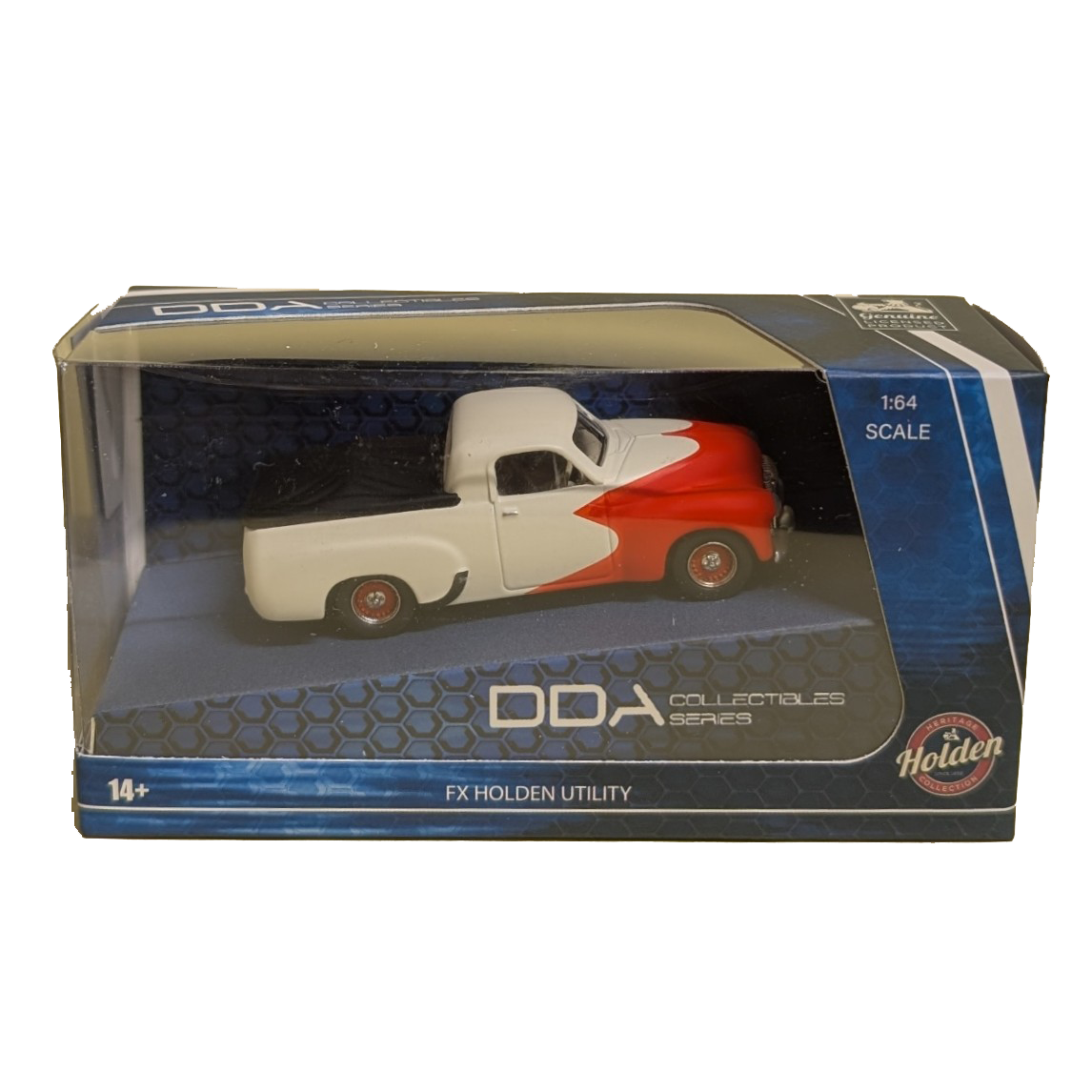 1948 FX Holden Cream/Red Ute, 1:64 Scale Diecast Car