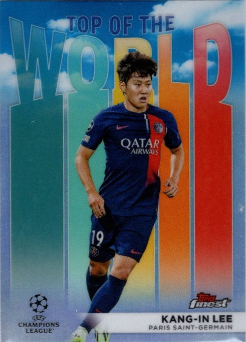 Kang-in Lee, Top of the World, 2023-24 Topps Finest UEFA Champions League Soccer