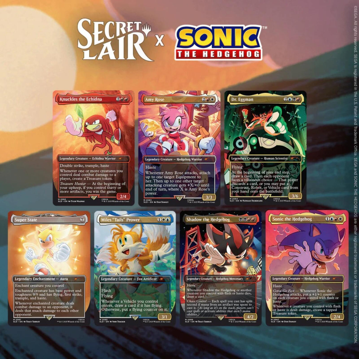 Magic the Gathering Secret Lair x Sonic the Hedgehog Friends and Foes (Non-Foil)