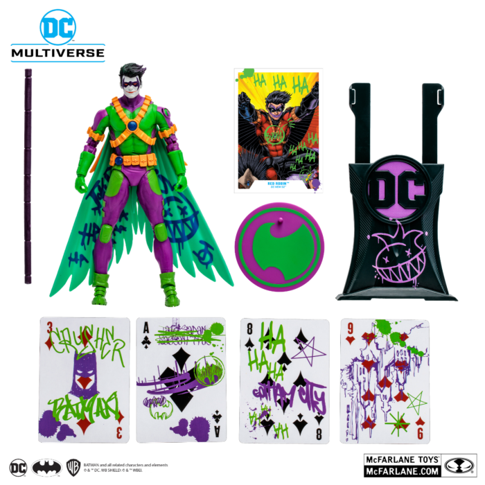 Teen Titans - Red Robin (The New 52) Jokerized DC Multiverse Gold Label 7" Scale McFarlane Action Figure