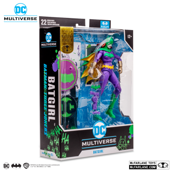 Batman: Three Jokers - Batgirl (Jokerized) DC Multiverse Gold Label 7" Scale McFarlane Action Figure