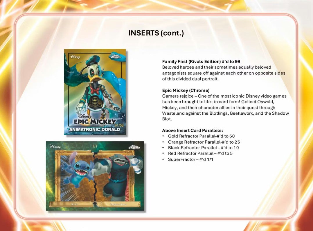 2026 Topps Disney Neon Blaster Box