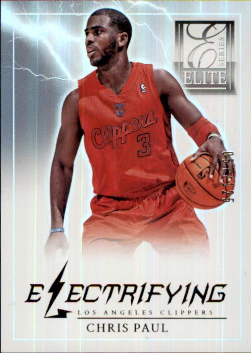 Chris Paul, Electrifying. 2012-13 Panini Elite Series Basketball NBA