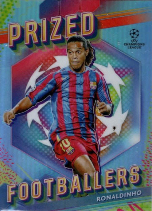 Ronaldinho, Prized Footballer, 2023-24 Topps Finest UEFA Champions League Soccer